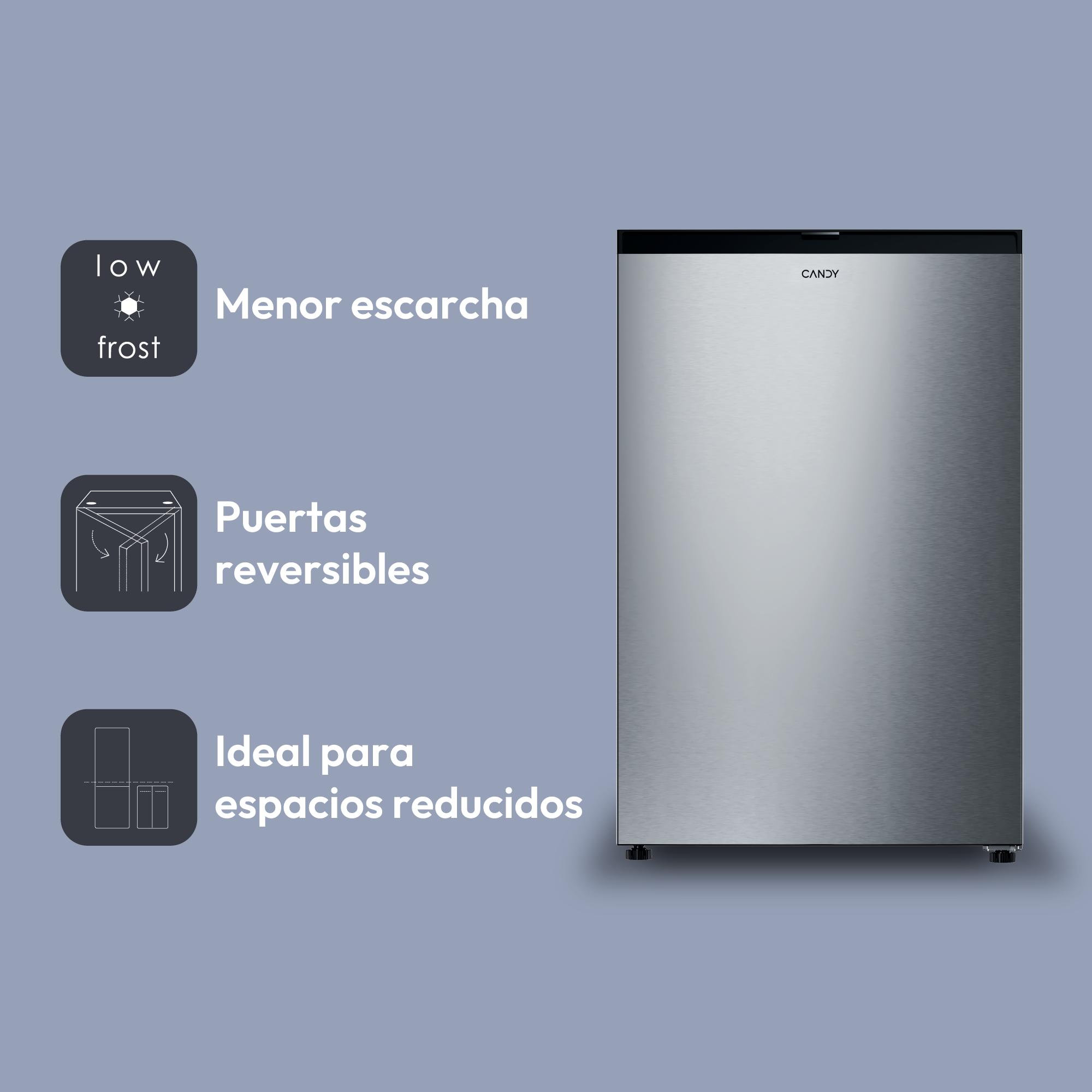 FRI. CANDY CNOQ2S58EX 85x55x58 TABLETOP INOX