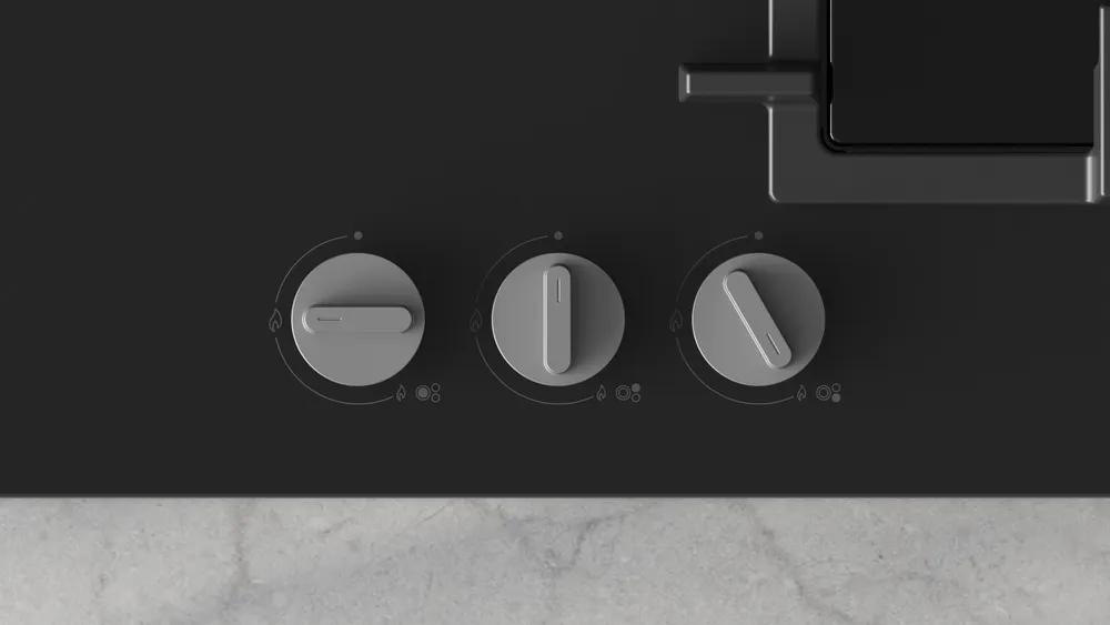 ENCIM. BALAY 3ETG563QB 3F 60CM GAS BUT INT NEGRO