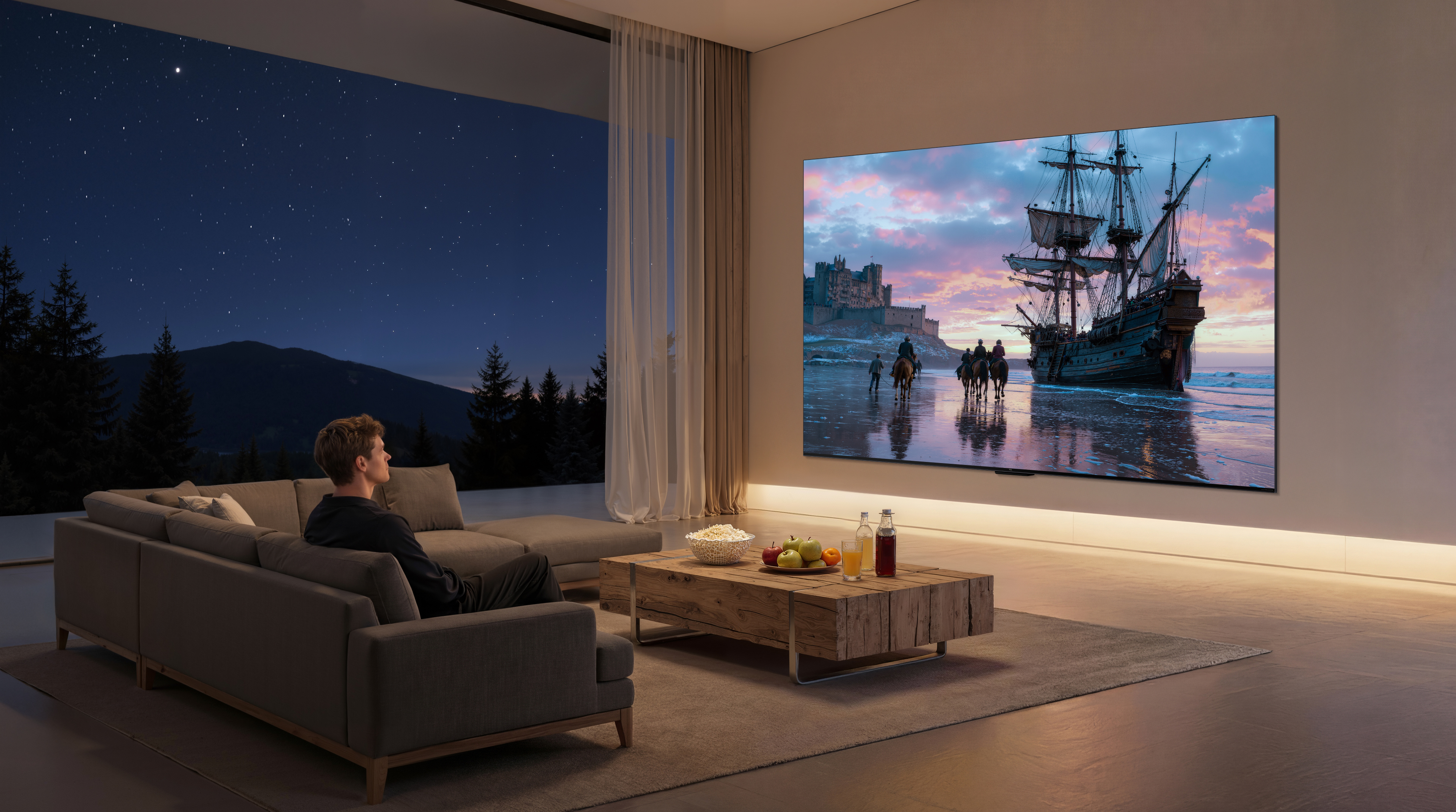 TCL C7L 85C7L Televisor 2,16 m (85") 4K Ultra HD Smart TV Wifi Negro 3000 cd / m²