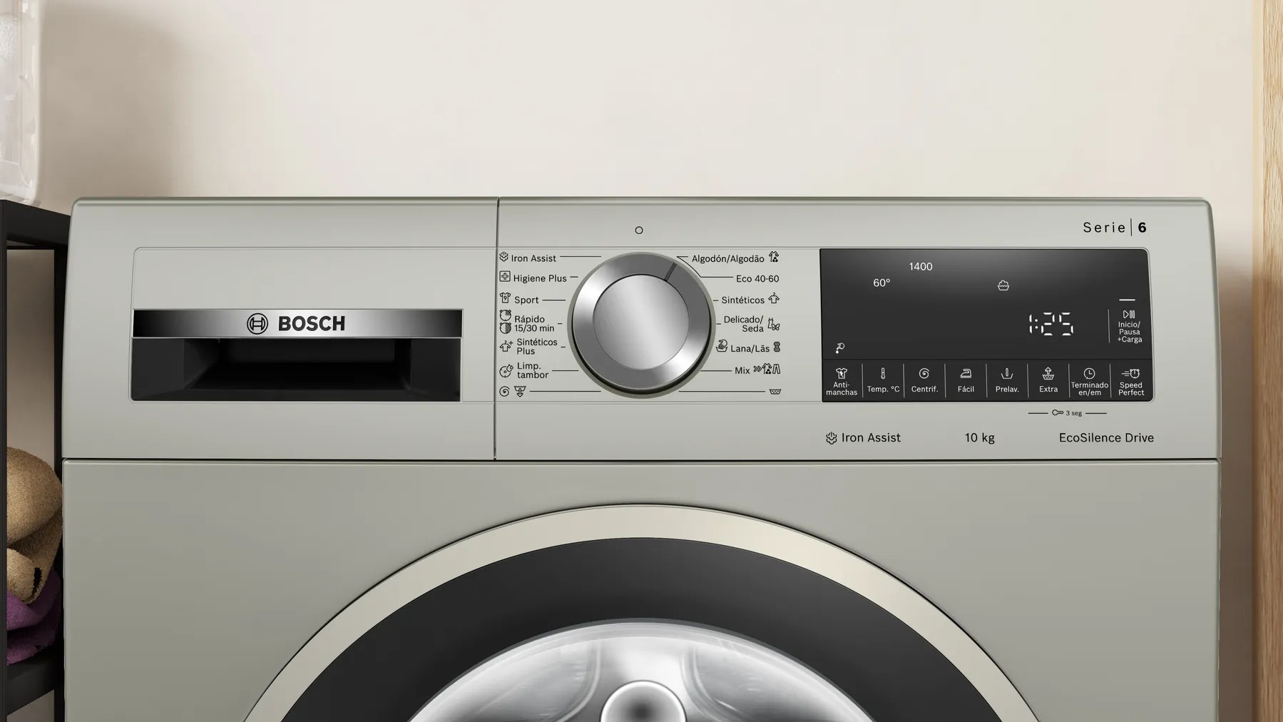 LVD. BOSCH WGG254ZXES 10K 1400R INOX