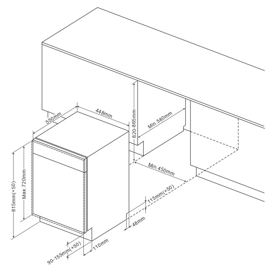 LVJ. ARTICA ALVI64500D 47Db 45CM 10SERV INT