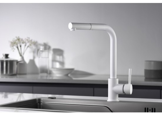 GRIFO IMEX GCE006BL MALTA BLANCO MATE
