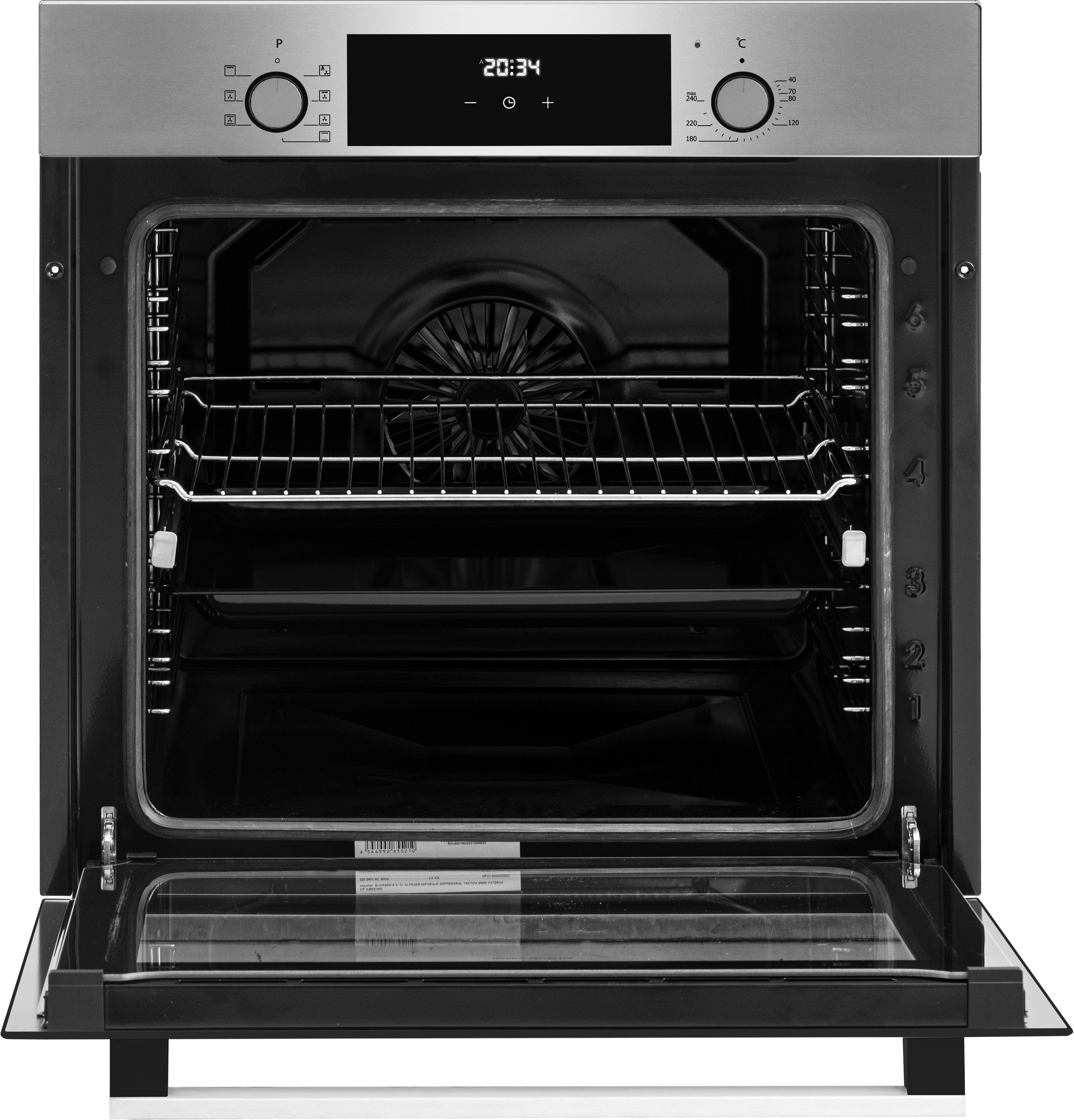 HORNO ARTICA AHB82081X MF 80L GT DISPLAY ME