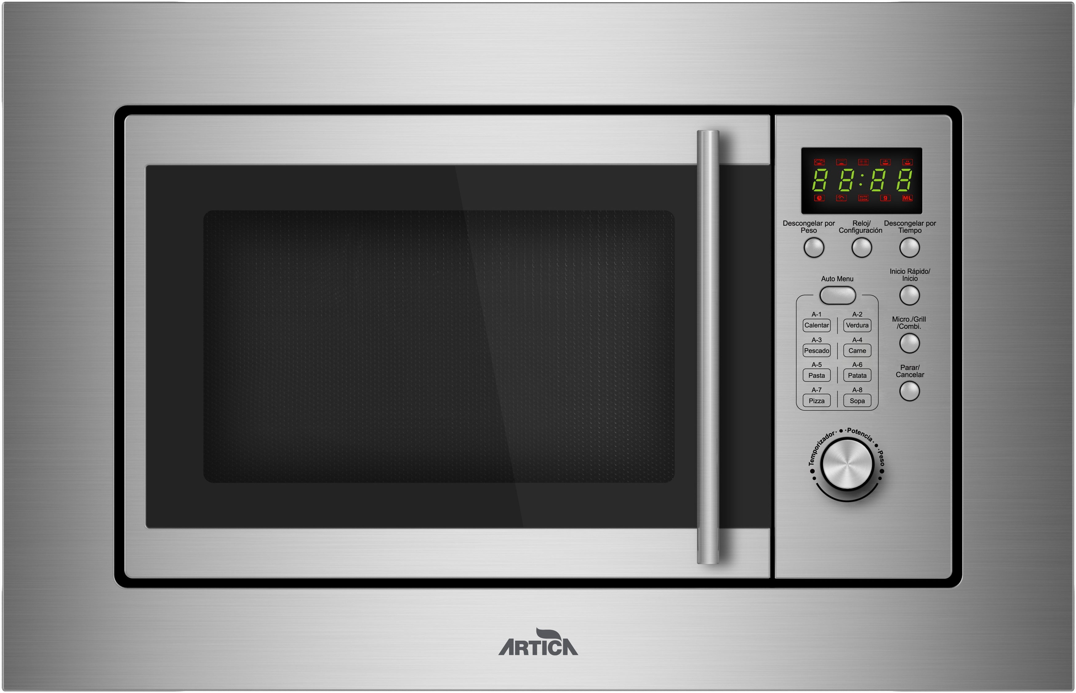 Microondas Integrable - Balay 3CG5142X3, Grill, 800 W, Inox