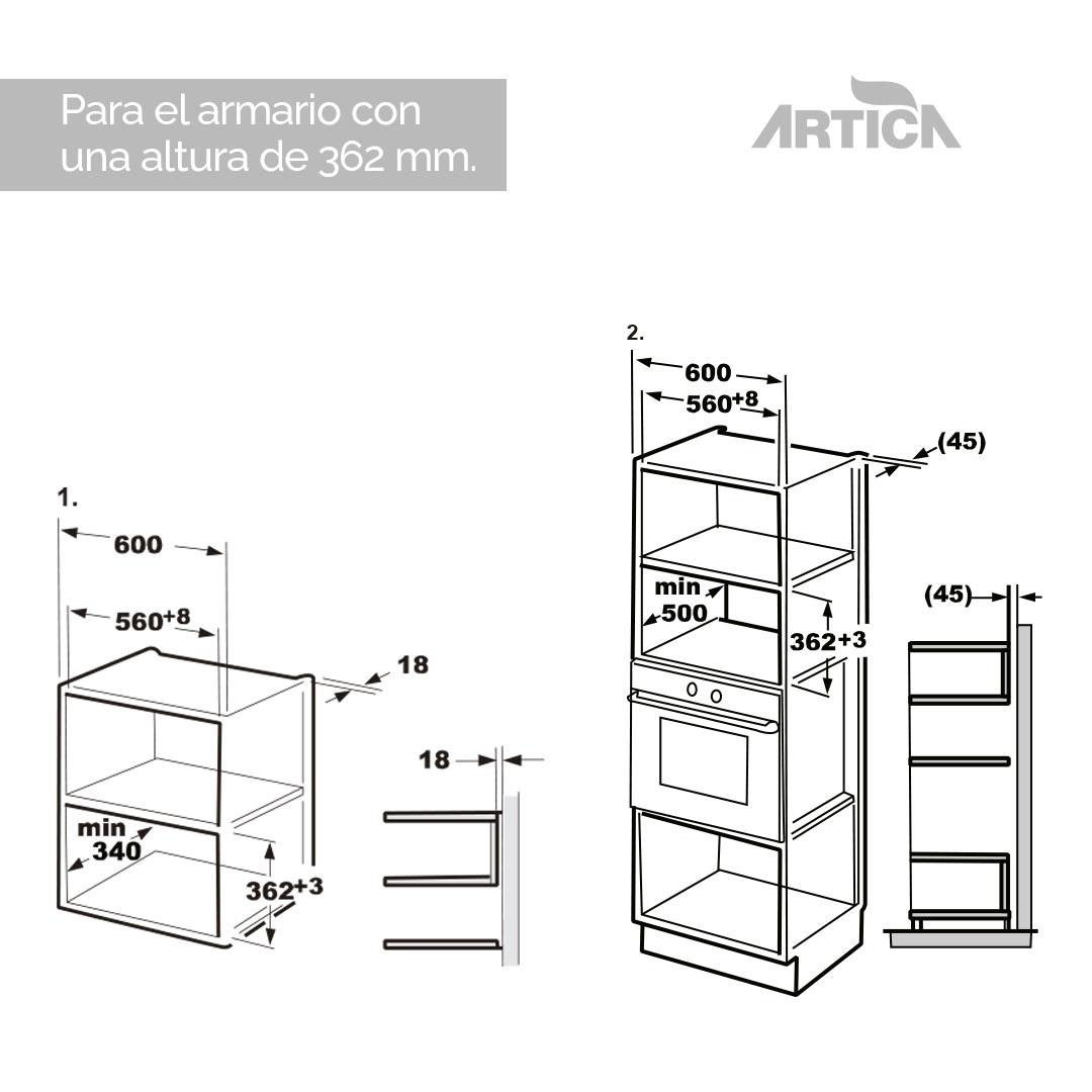 MICR. ARTICA AMW2004582IDX INTE DSP 20L GRILL