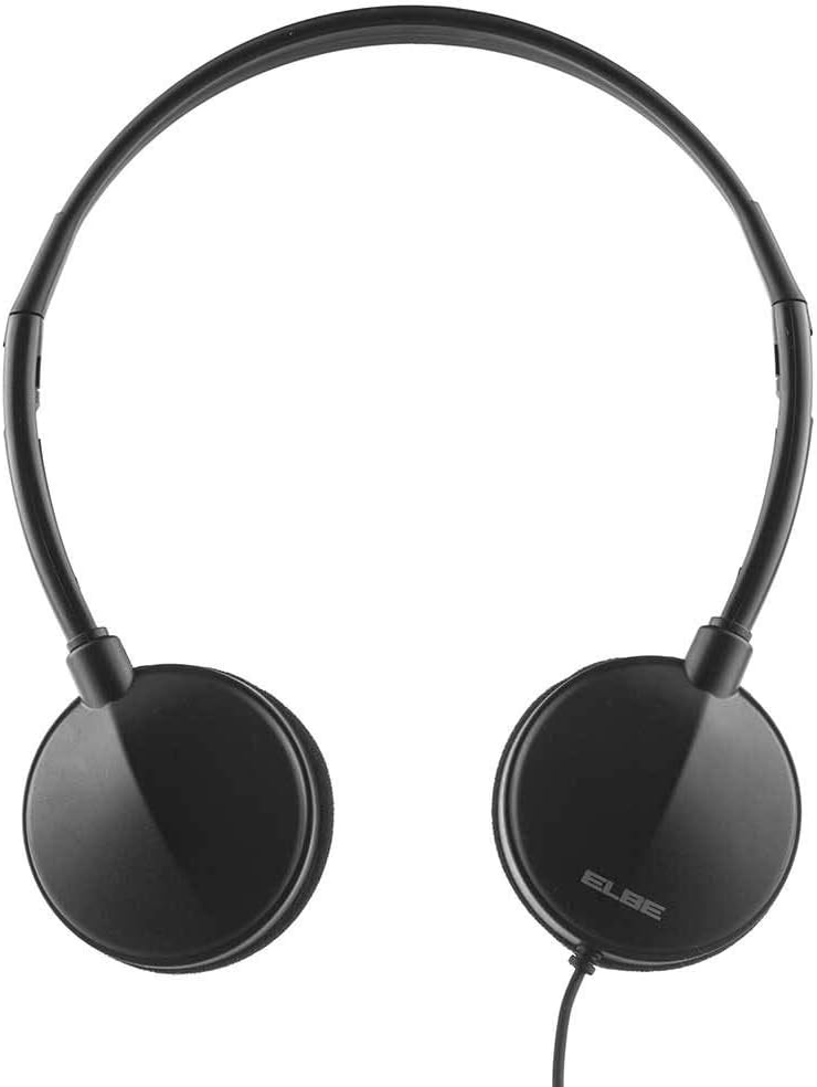 AURICULARES ELBE AU-889-TV DIADEMA CABLE 5MTS NEG