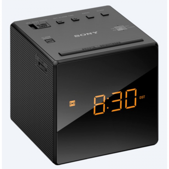 RAD/REL SONY ICFC1B BLACK