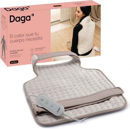 Daga – Almohadilla eléctrica Daga Confort cervical y espalda.