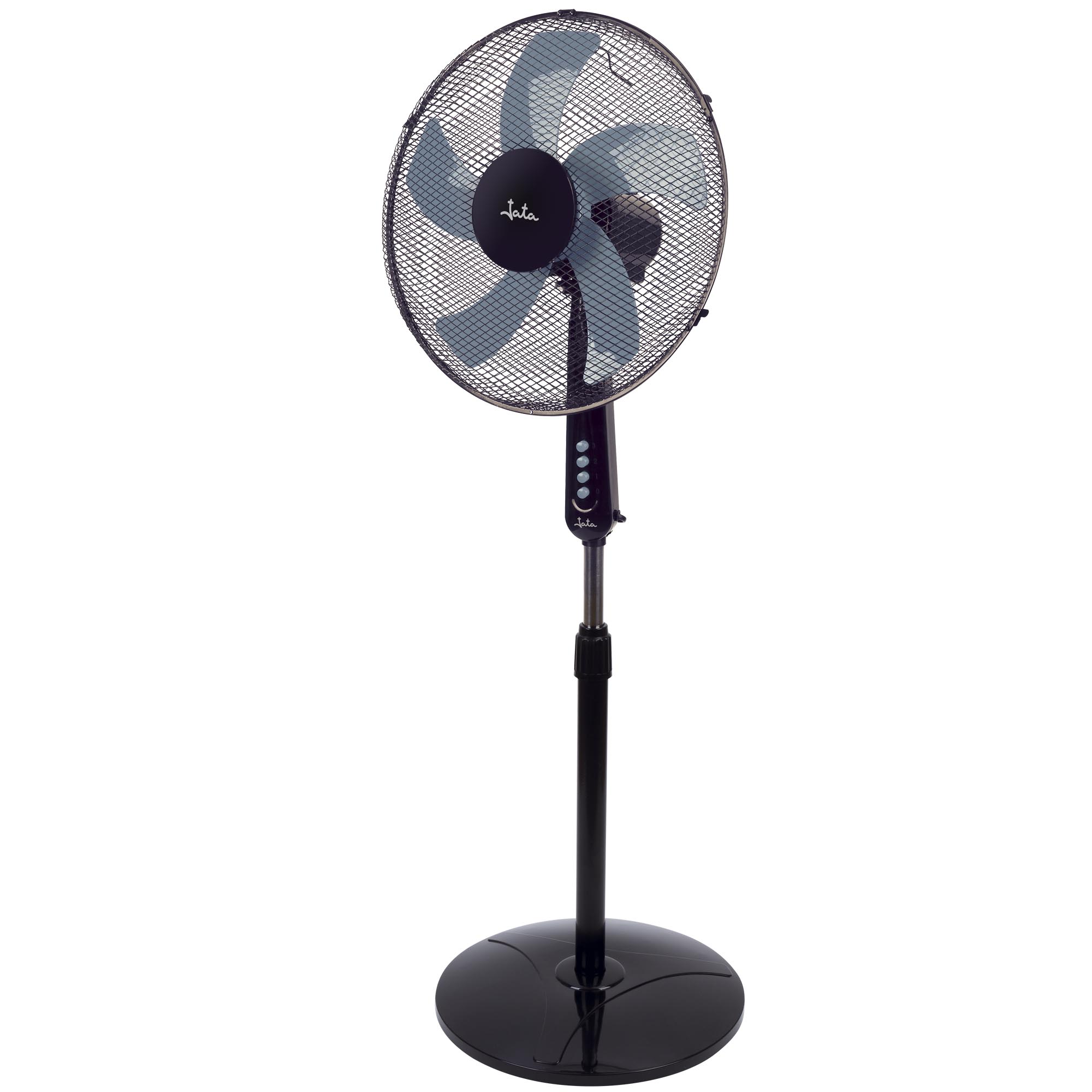 Ventilador de pie Jata JVVP3135, 5 aspas, 50W, 40 cm, negro