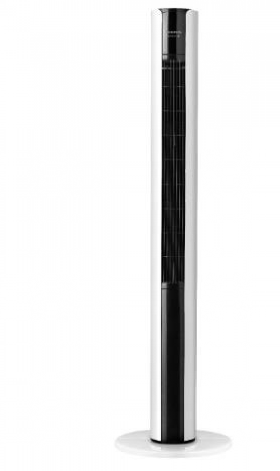 Ventilador de torre Taurus BABEL INFINITE, 110 cm, 50W, con mando a distancia, 3 modos, 3 velocidades, temporizador