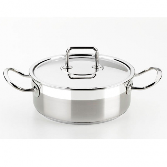 CACEROLA BRA PROFESIONAL 20CM TAPA INOX