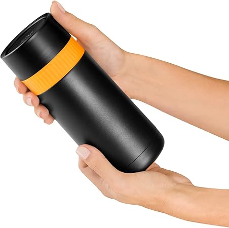 BRA Efficient A198107 taza de viaje Negro, Naranja