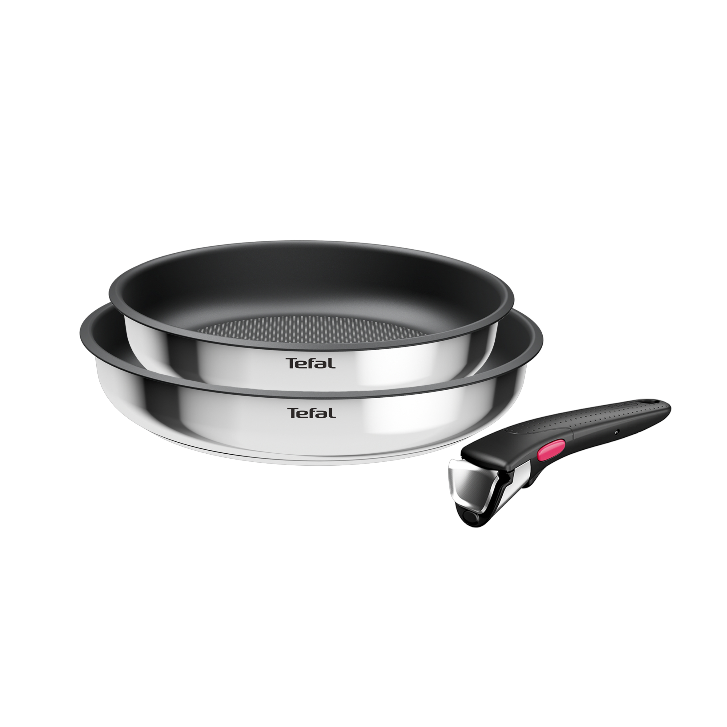 LOTE SARTENES TEFAL L8813S75 INGENIO 22/26CM+MANGO