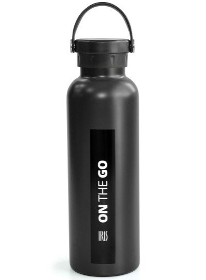 BOTELLA TERMO IRIS 9812-IN 750 ML. NEGRA ON THE GO