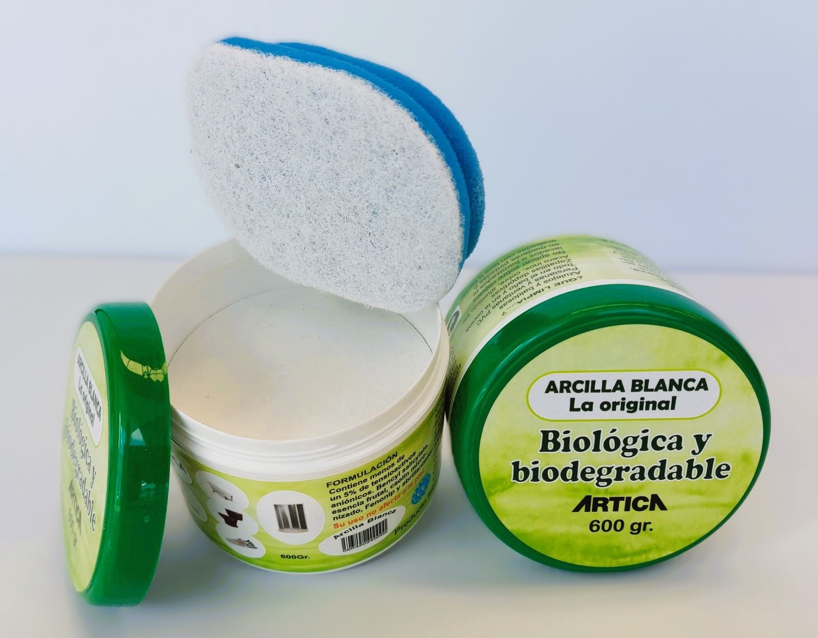 ARTICA ARCILLA BLANCA LIMPIADORA 600 GR
