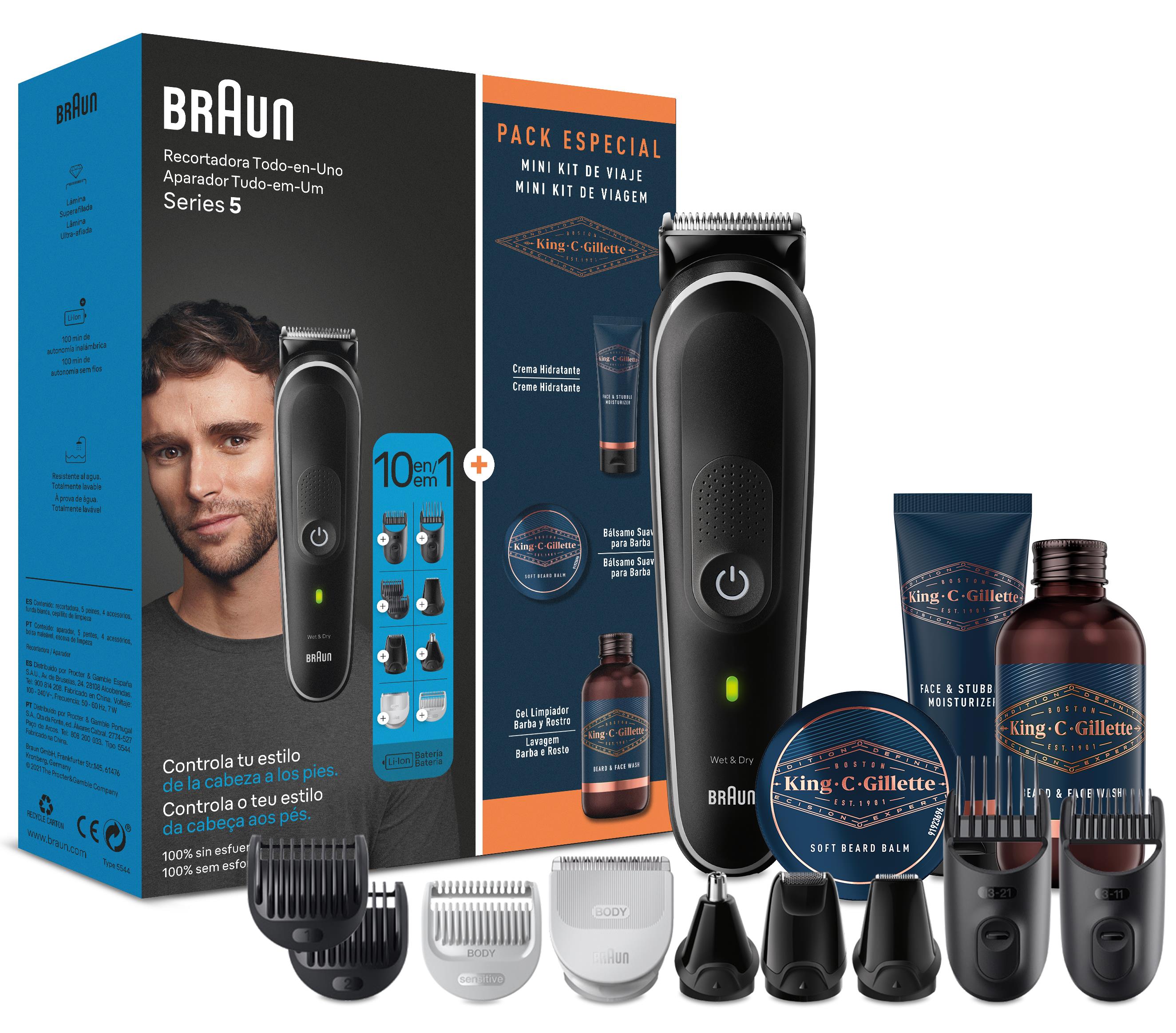 AFEITA. CORPORAL BRAUN PACK NAVIDAD MGK5440+MNS ES
