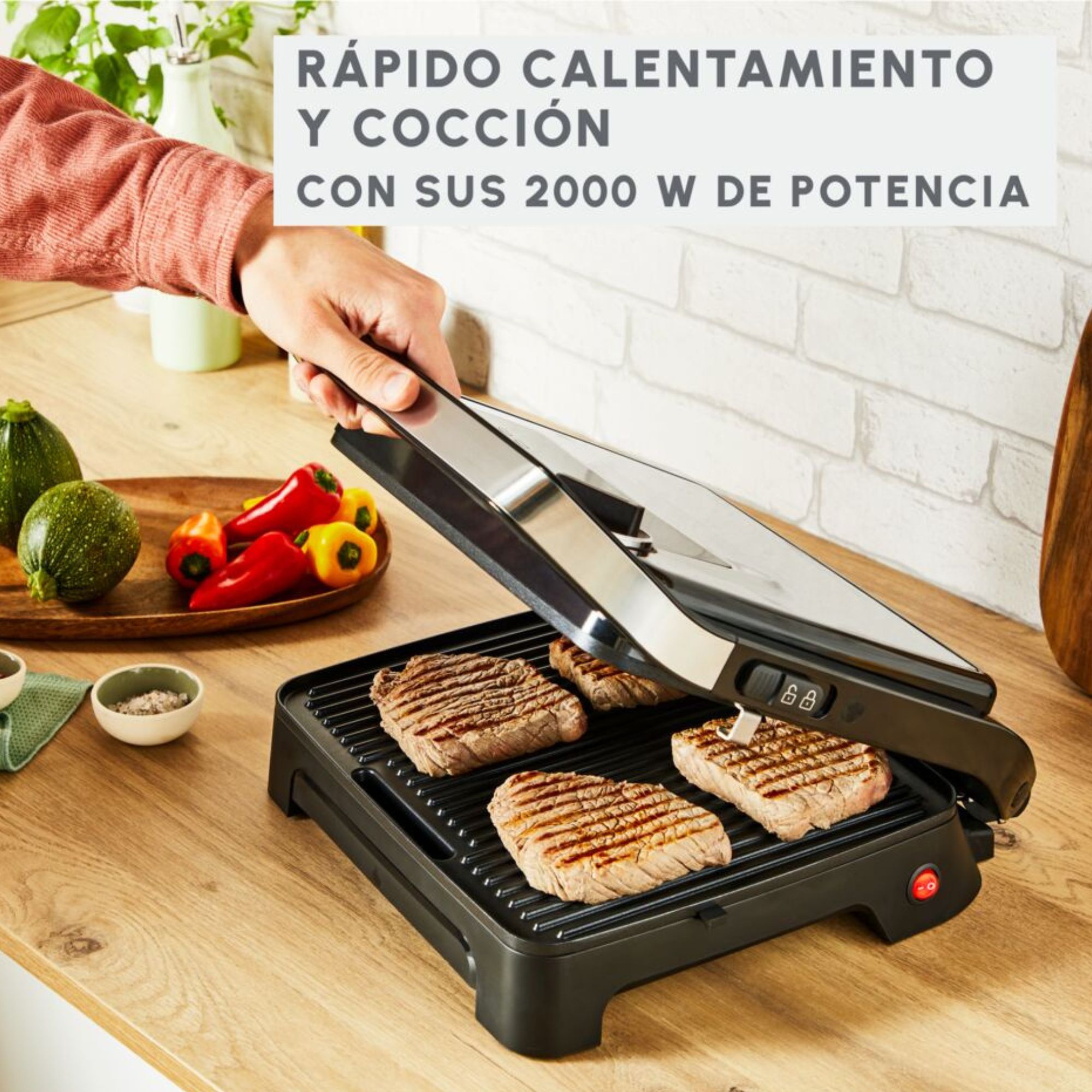 Moulinex GI272D parrilla eléctrica de contacto