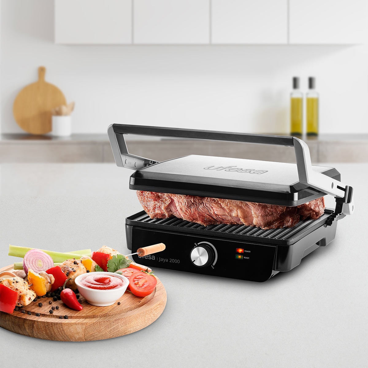 GRILL UFESA JAYA 2000 W 29X24,5 TERMOSTATO
