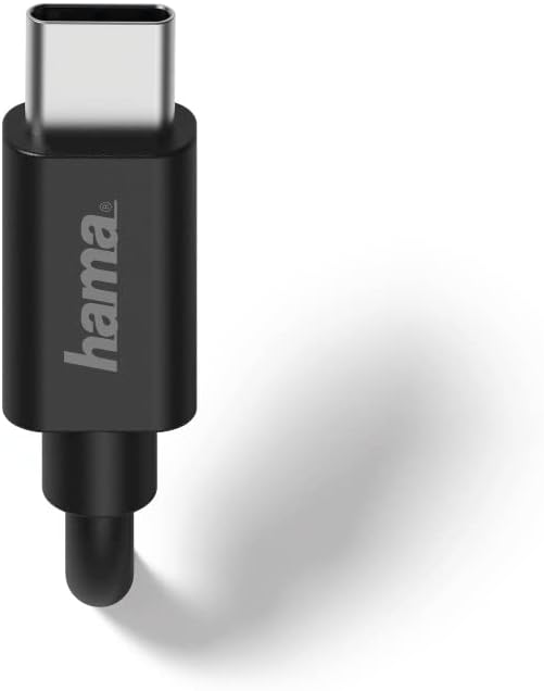 CARGADOR HAMA 00201618 220V 12W USB-C NEGRO