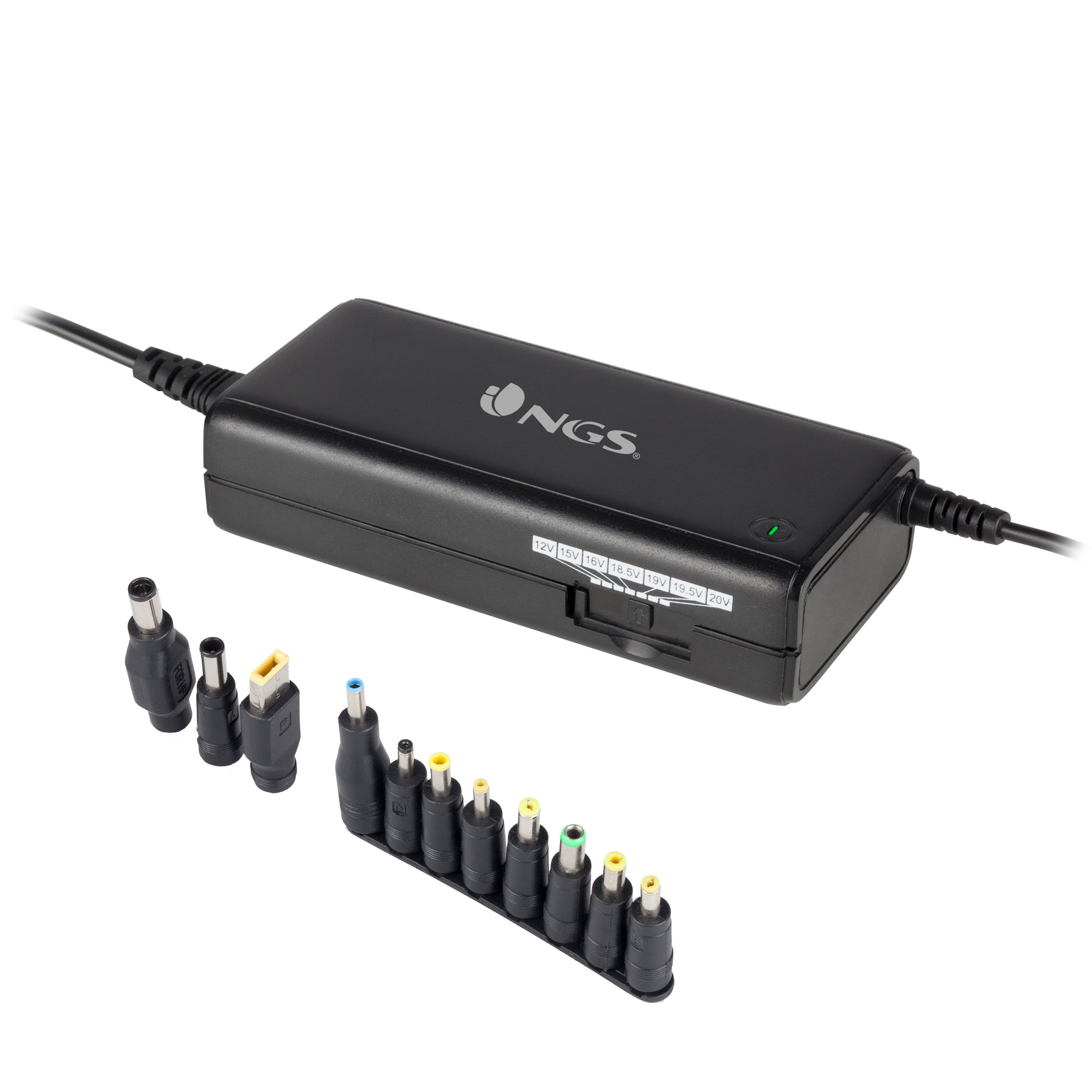 CARGADOR BATERIA NGS 90W CHARGER 11 TIPS