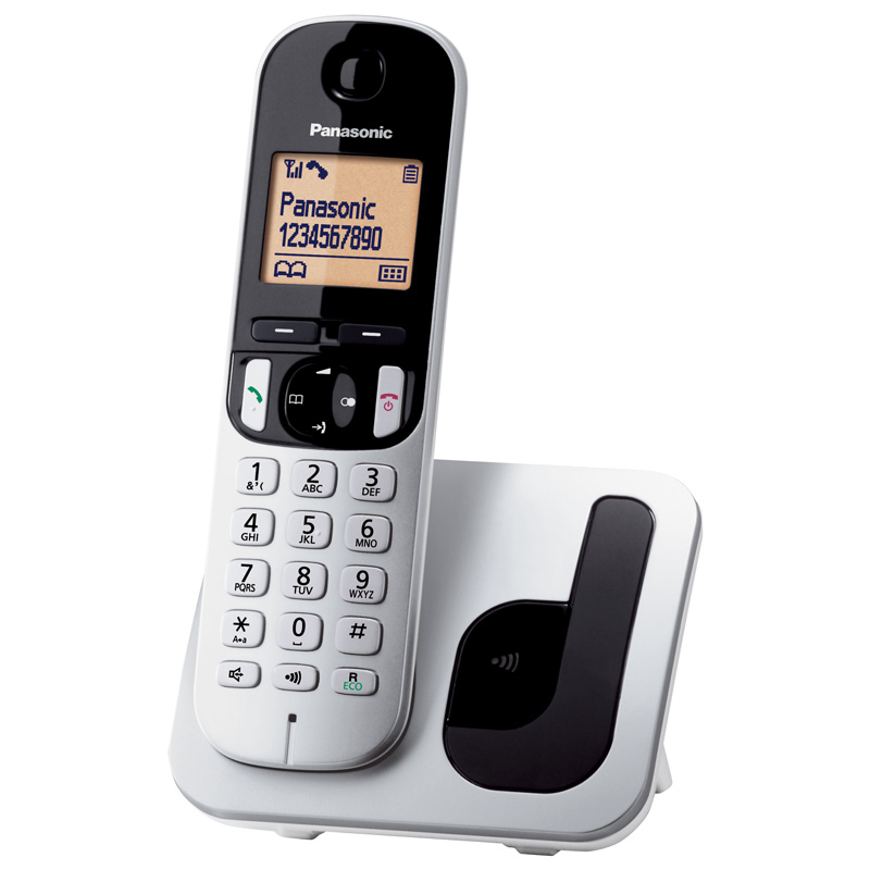 TELEFONO DECT PANASONIC KX-TGC210SPS SILVER