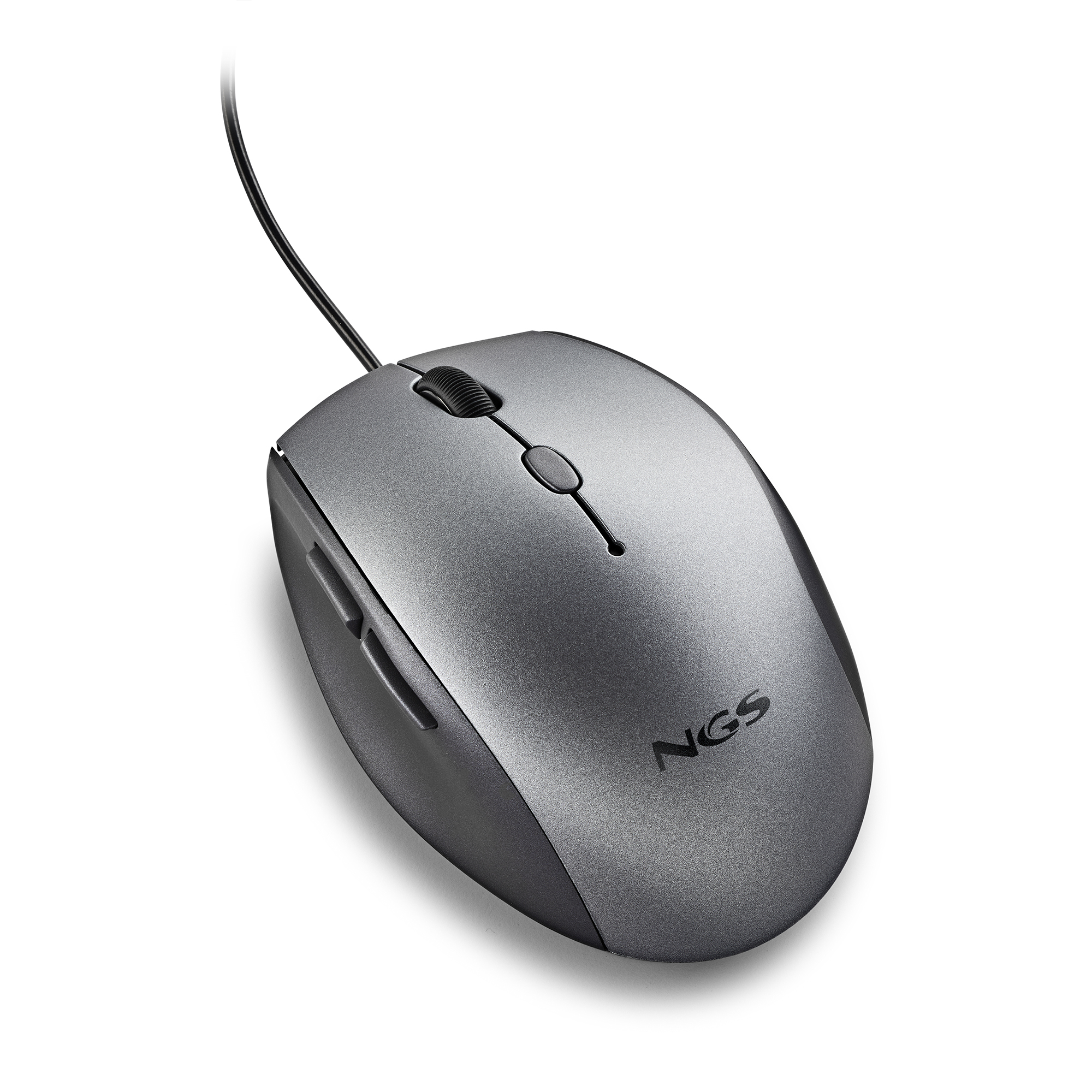 RATON NGS WIRELESS MOTH GRIS ERGONOMICO SILENCIOSO