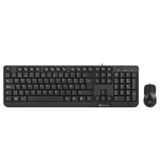 TECLADO+RATON NGS COCOA KIT V2 CABLE SOBREMESA