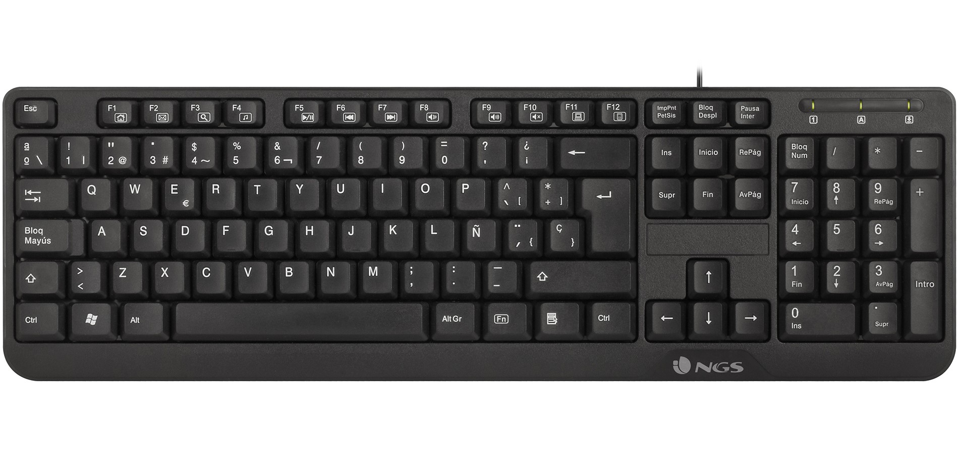 TECLADO NGS FUNKYV3 KEYBOARD CON 12 HOT