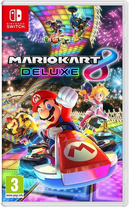 CONSOLA NINTENDO SWITCH AZ/RJ+MARIOKART8+AURICULAR