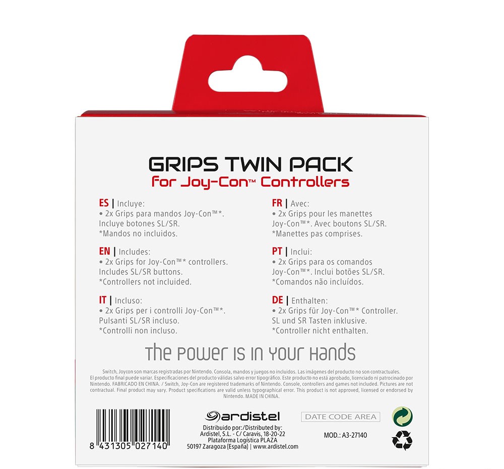 KIT NINTENDO SWITCH BLACKFIRE AURICULAR + GRIPS