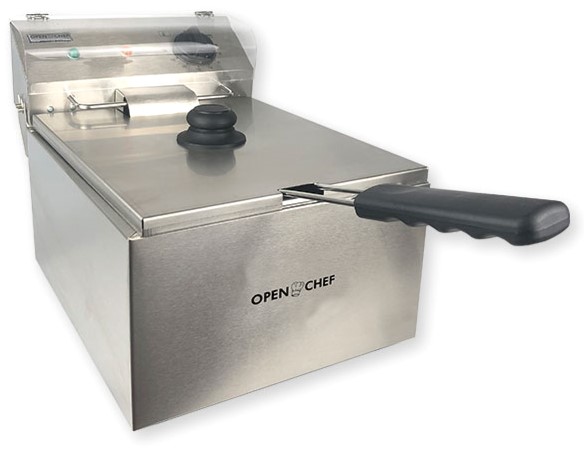 FREIDORA OPEN NORTE FDC6 2500W,190º 6L INOX