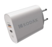 CARGADOR KODAK 1XUSB A DE 12W + CABLE USB C 1M