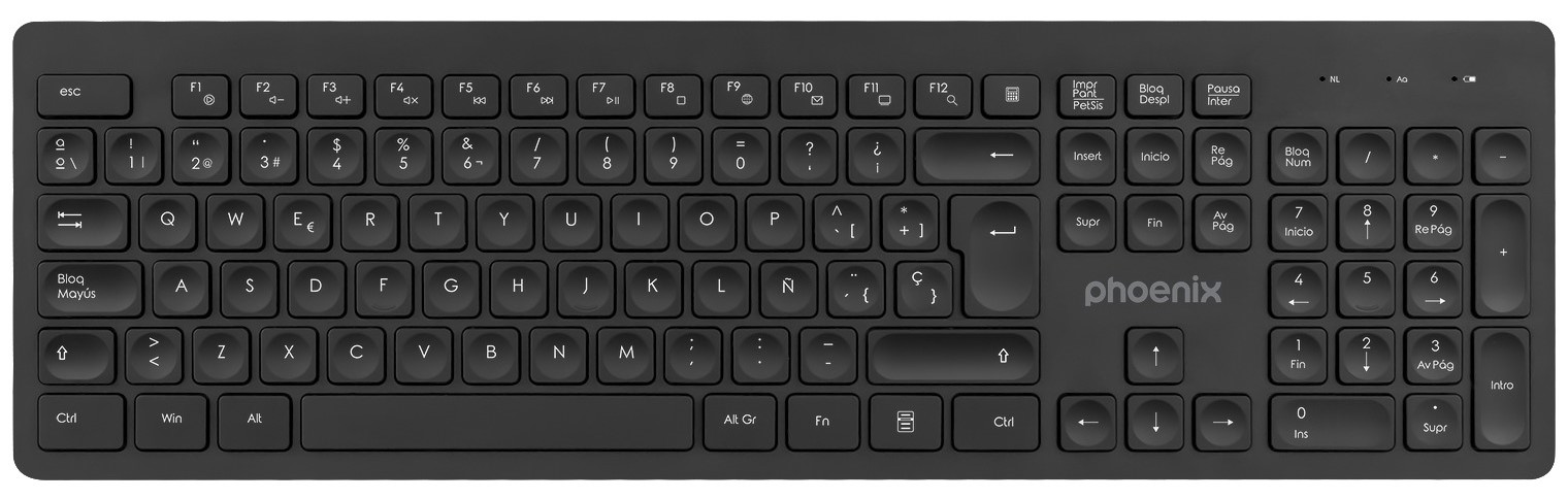 TECLADO PHOENIX K200 INALAMBRICO