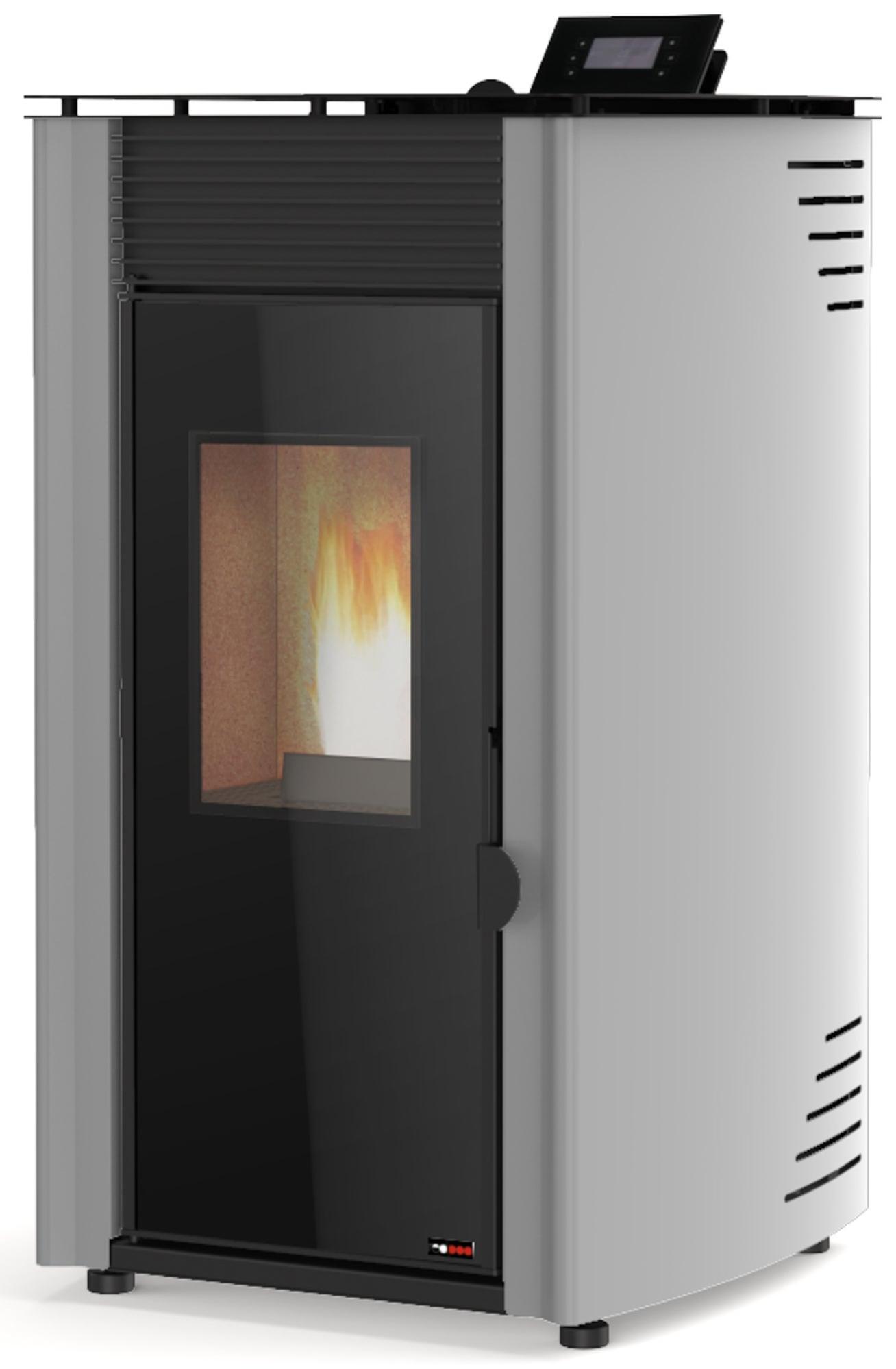 ESTUFA A PELLET RED POD FIRST 8KW GREY