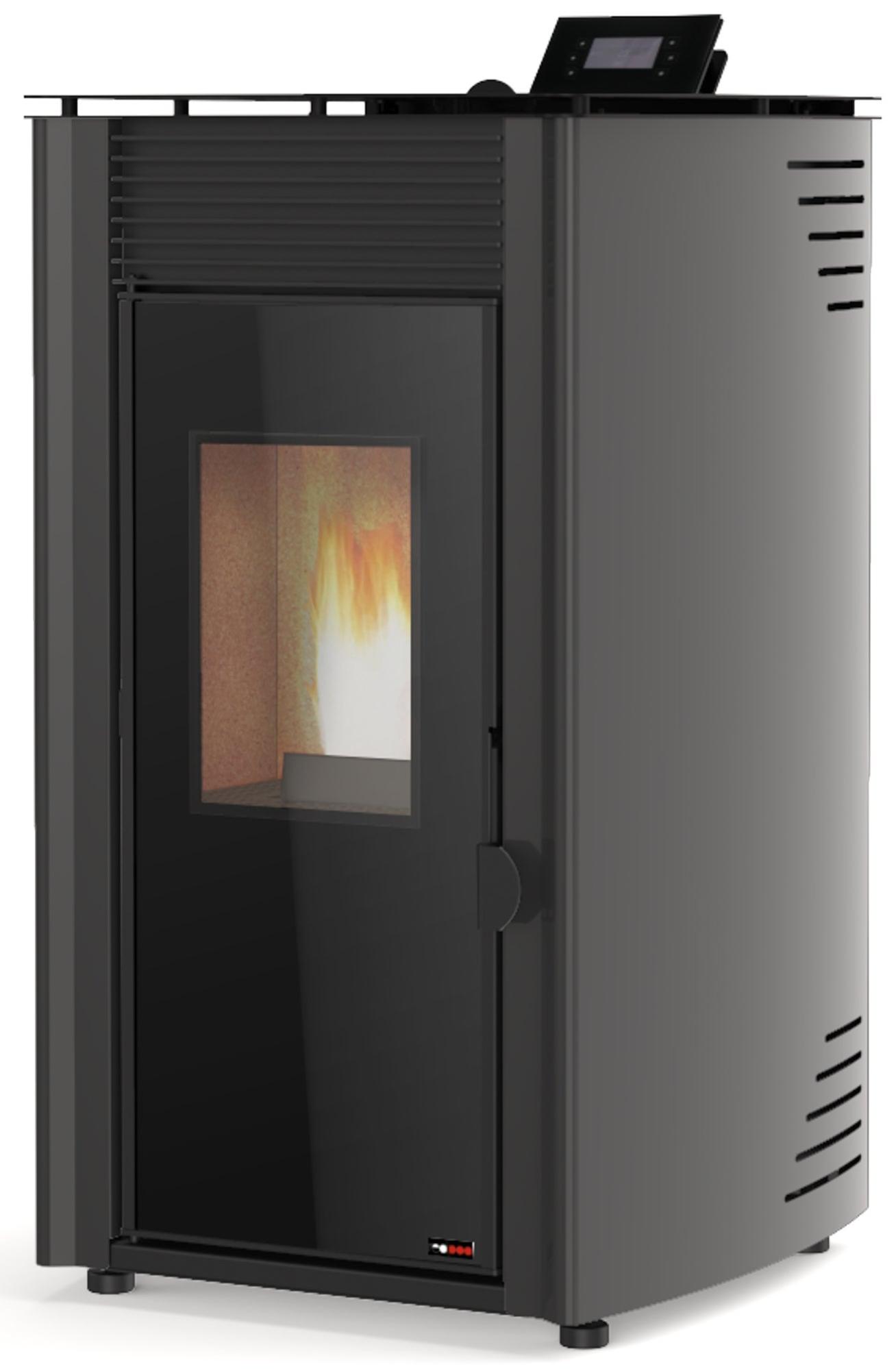 ESTUFA A PELLET RED POD FIRST 8KW BLACK