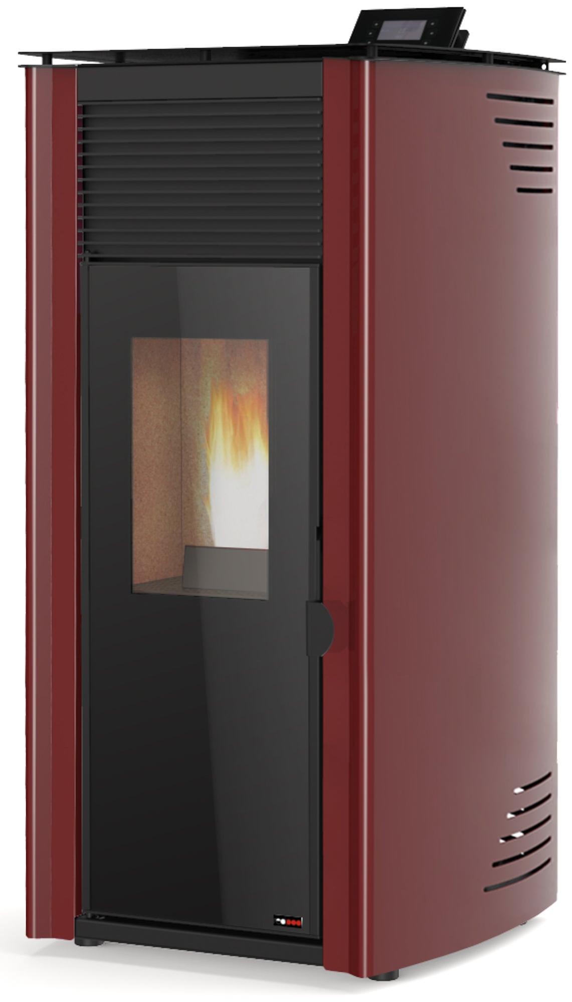ESTUFA A PELLET RED POD FIRST 10KW BORDEAUX