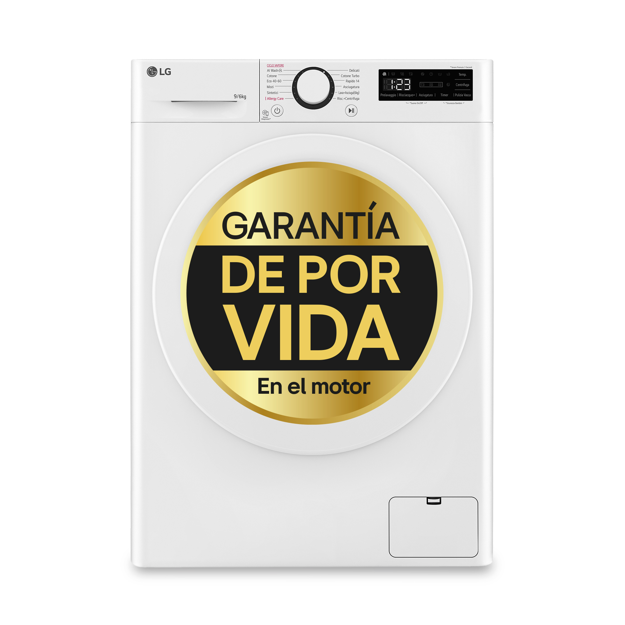 LVD.SEC. LG F4DR5009A3W 1400R 9/6 A/D STEAM