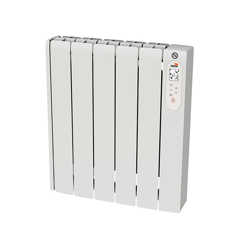 Radiador eléctrico Cointra COSMOS WiFi 750, emisor fluido de 750W, 5 elementos, WiFi, programable, Alexa, display, blanco