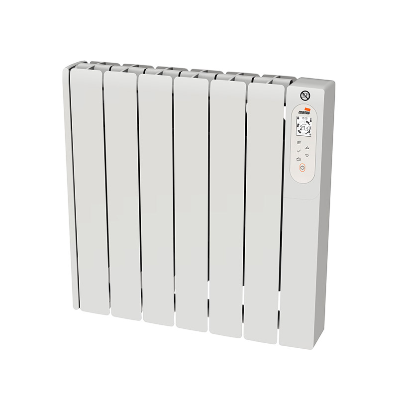 Radiador eléctrico Cointra COSMOS WiFi 1000, emisor fluido de 1000W, 6 elementos, WiFi, programable, Alexa, display, blanco