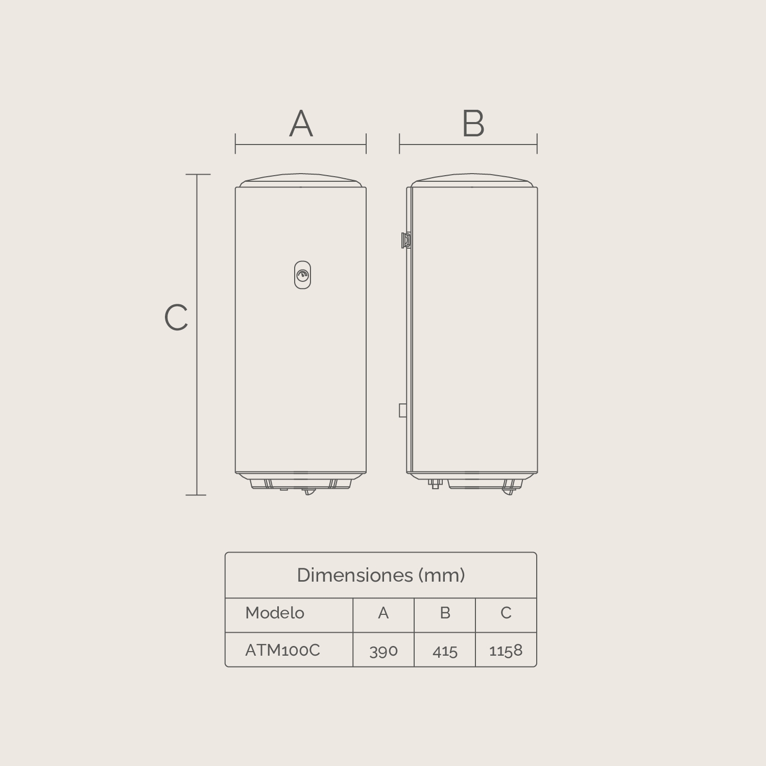 TERMO ARTICA ATM100C 100L CLASE C