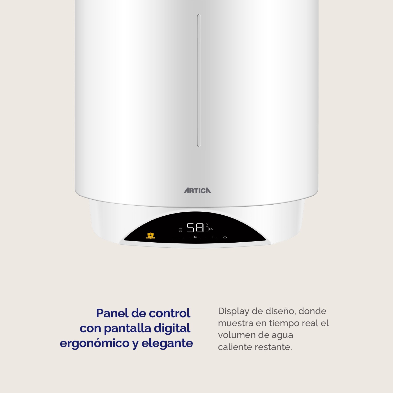 TERMO ARTICA ATD100B DIGITAL 100L CLASEB B