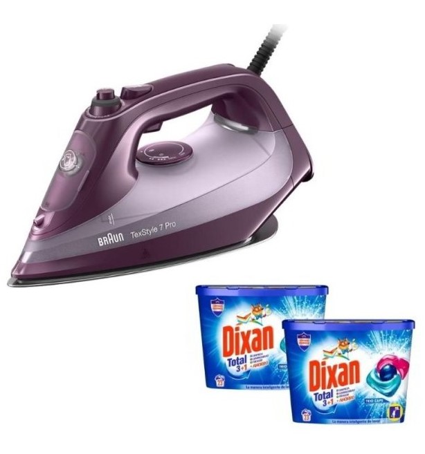 PLANCHA BRAUN SI7181VI 3100W GV230+REGALO DIXAN 2P