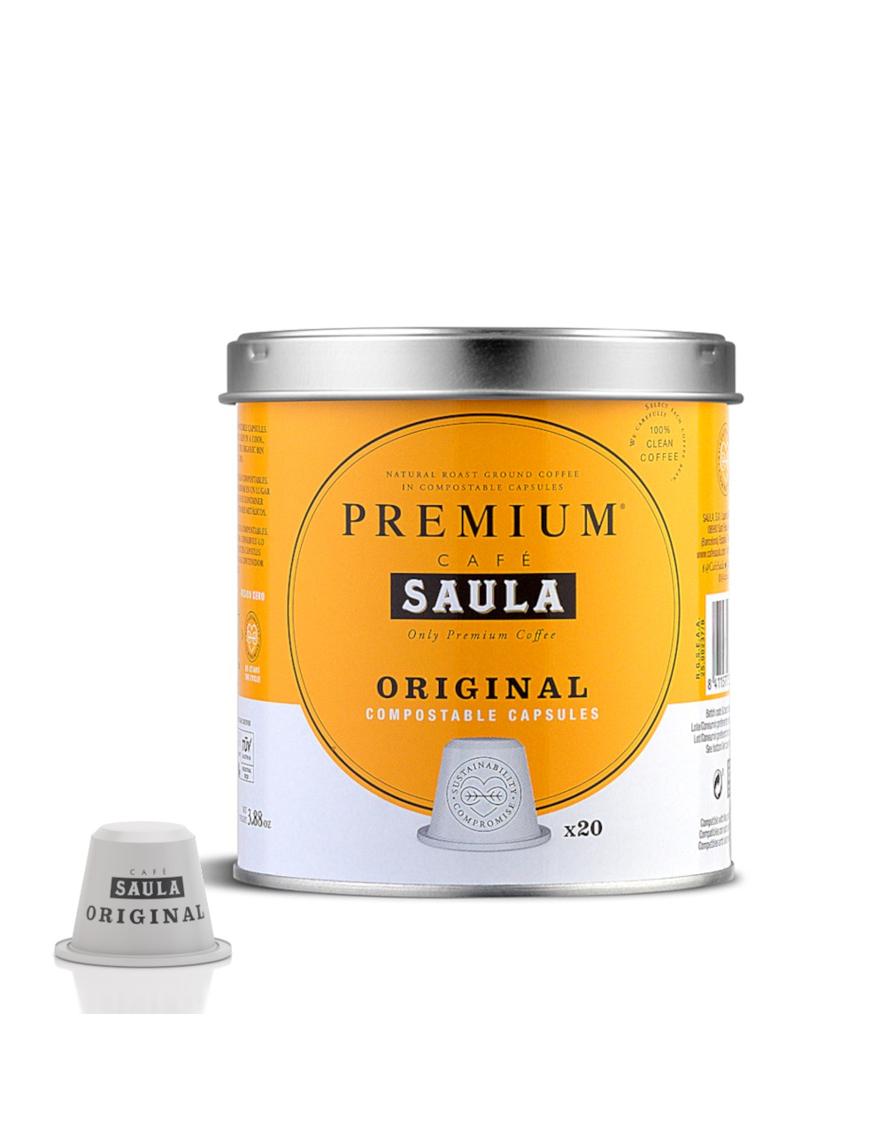 ESTUCHE SAULA 30338139 COMPOSTABLE ORIGINAL 20CAP