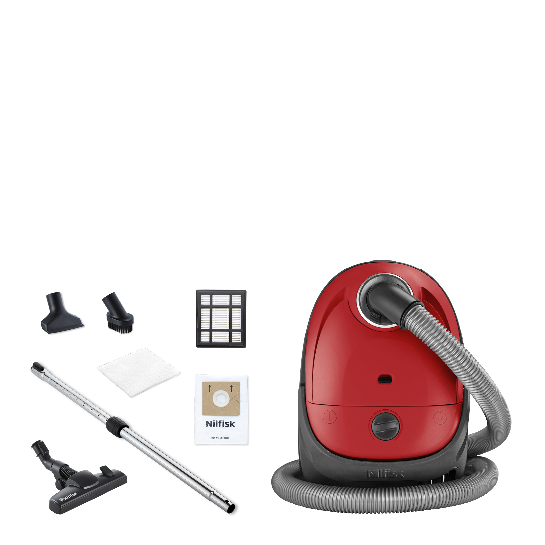 Nilfisk 128390137 aspiradora 3 L 750 W Bolsa para el polvo