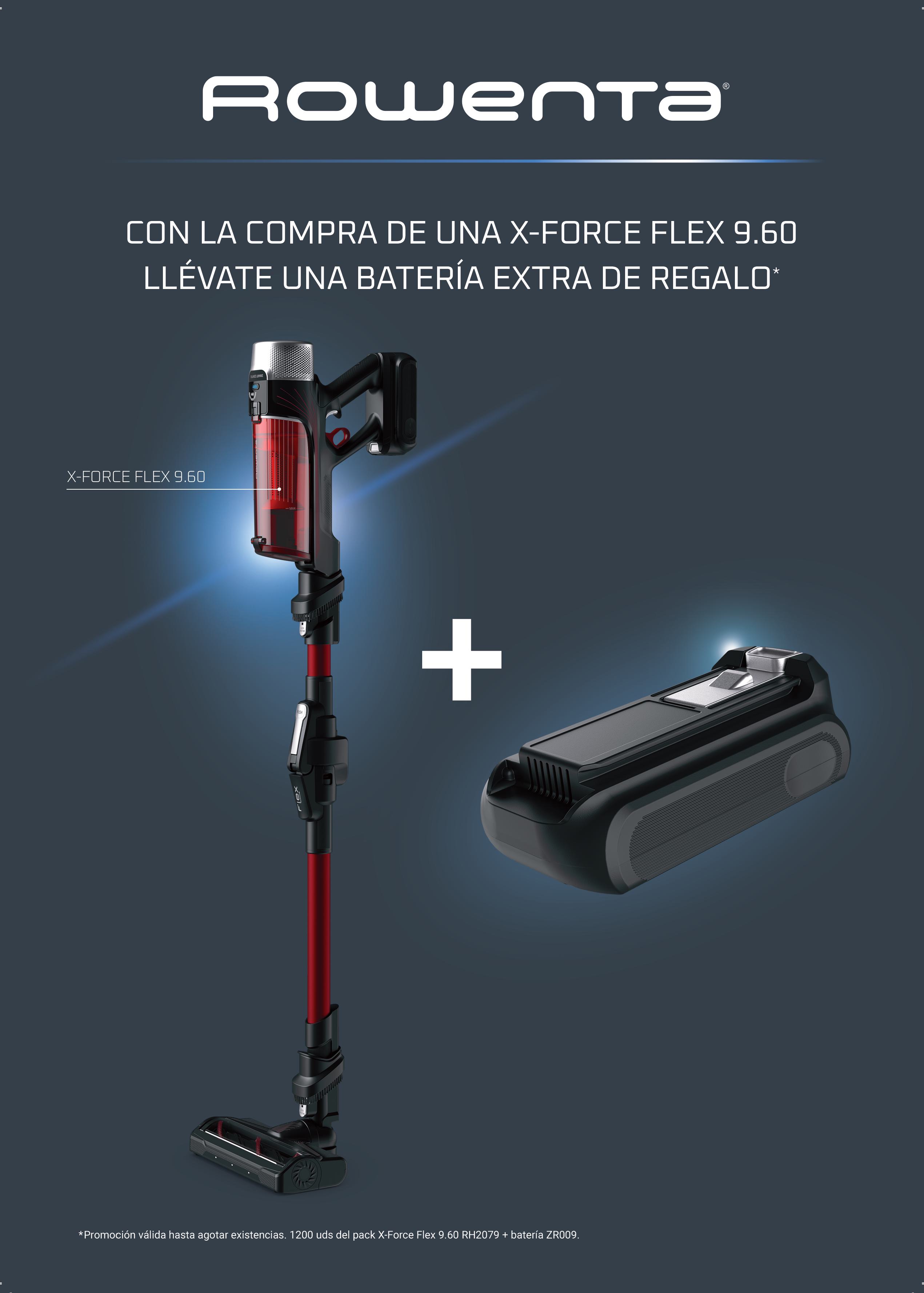 ASPI. ESCOBA ROWENTA RH2077WO FLEX PET. BAT REGALO