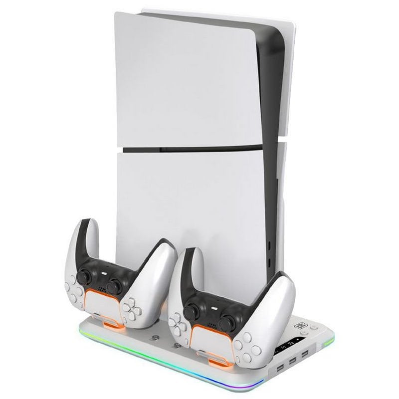SOPORTE VERTICAL BLACKFIRE PS5 MANDOS RGB VENTILAD