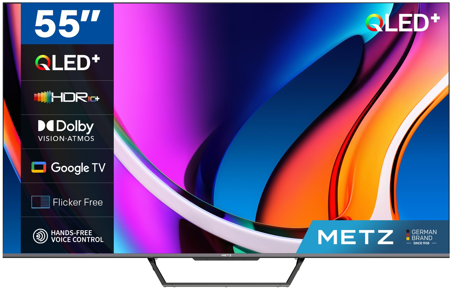 TV METZ 55" 55MQD7500Z UHD QLED GOOGLETV DOLBYATMO