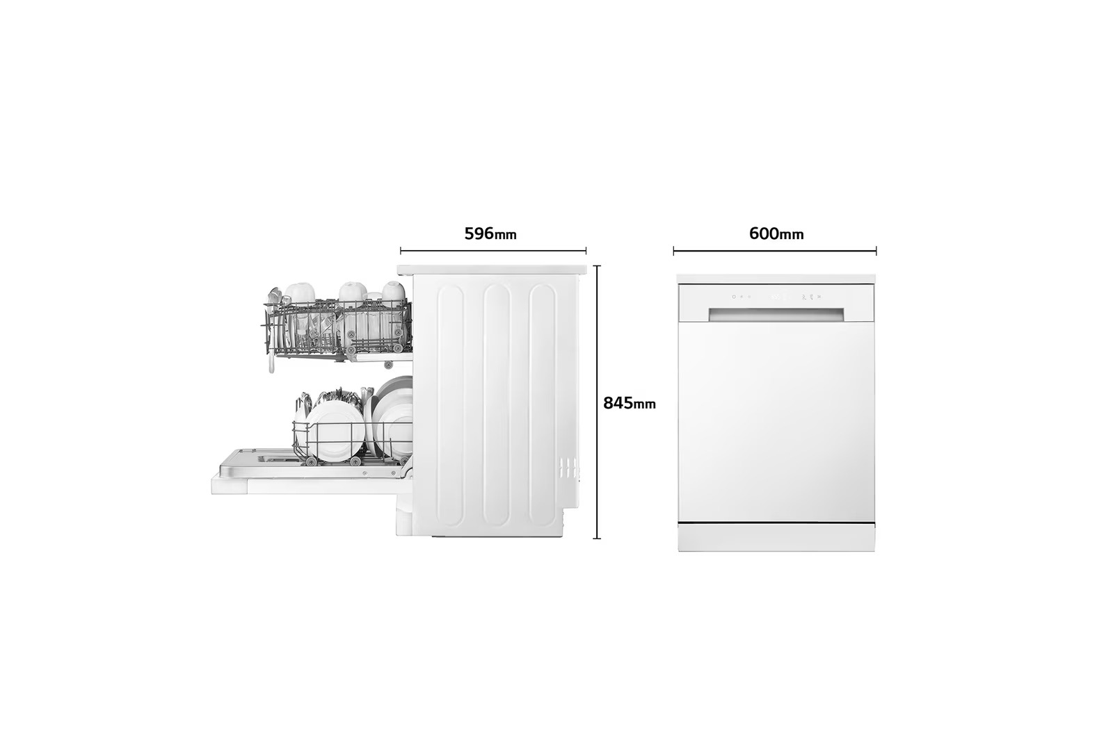 LVJ. LG DF030FWL BLANCO 13C 5P