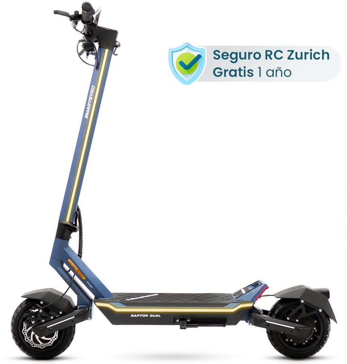 PATIN ELECTRICO SMARTGYRO RAPTOR DUAL EVO 2X500W