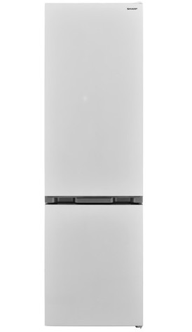 Frigorífico combi Sharp SJ-FBB05DTXWE-ES, 180 x 54 x 59.5 cm, NanoFrost, clase E, 224 kWh/año, 40 dB, 288 litros, AdaptiFresh, reversible, blanco
